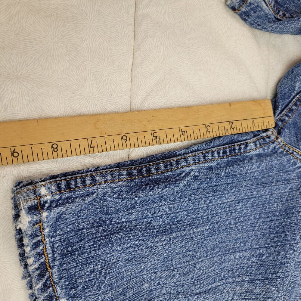 Levi's 550 Relaxed Long Shorts Women's 10 Denim Classic Mom High Waisted Vintage - Picture 5 of 13